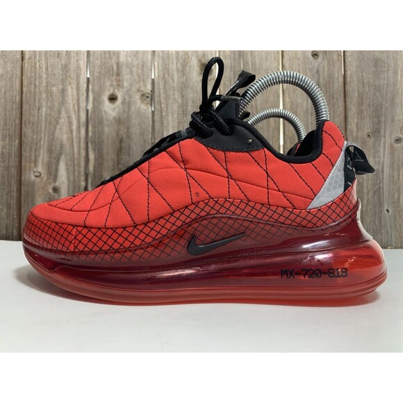 Nike MX-720-818 (GS) Trainers CD4392 600 Red/Black Youth Kids Shoe Size 5 Y - Picture 4 of 9